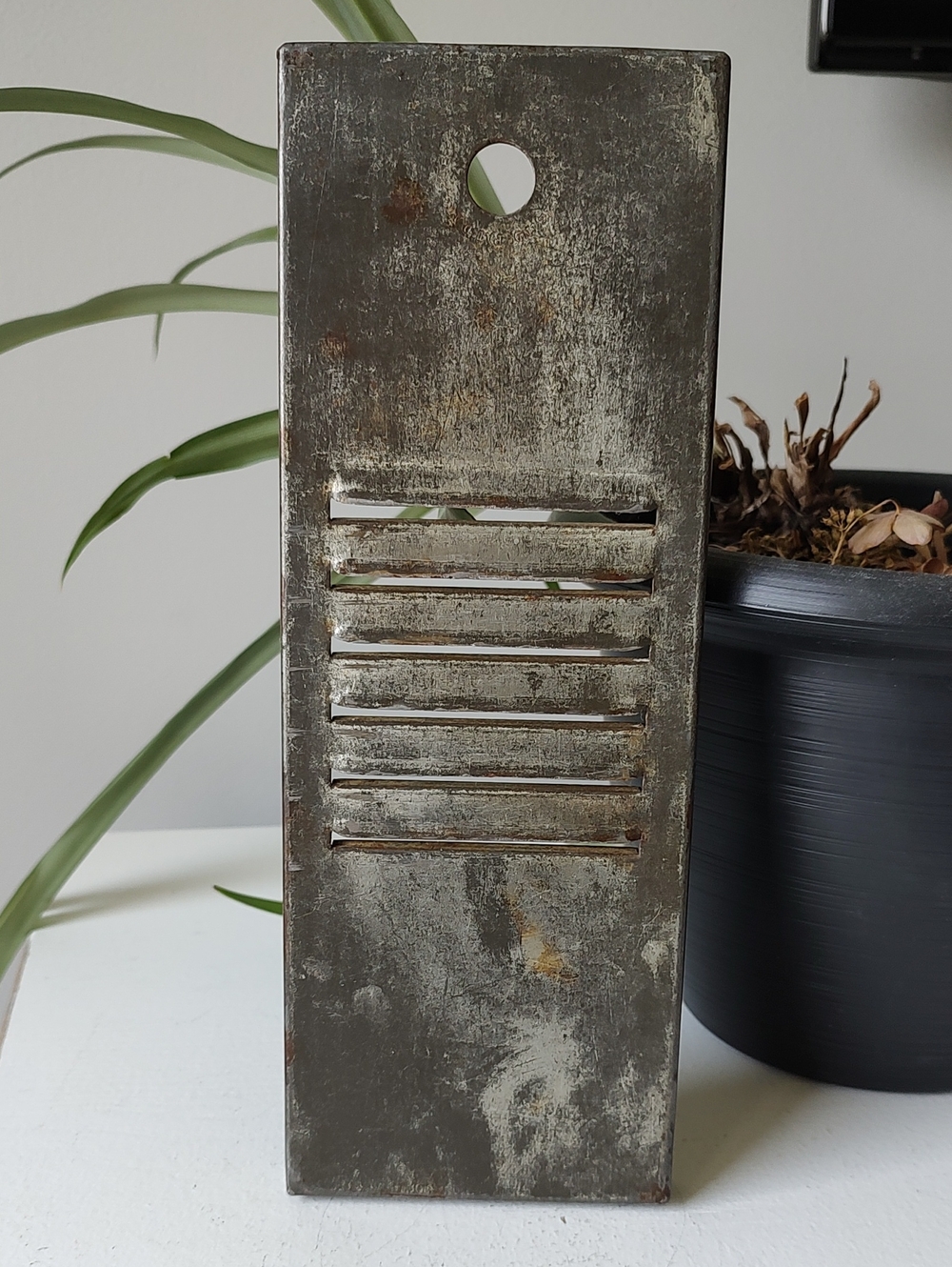 John Lusher Patent Antique Metal Slaw/Cabbage Shredder Or Vegetable Cutter